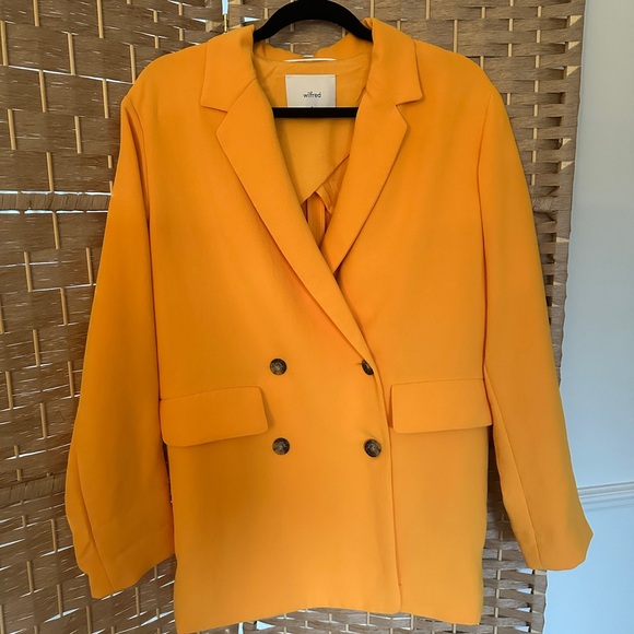 ARITZIA Wilfred Cherrelle Blazer - Yellow - Picture 2 of 6